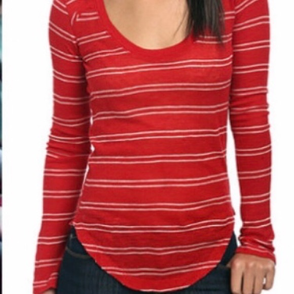 Free People Tops - Free People Yarn Dye Stripe Nicest Slub Layering